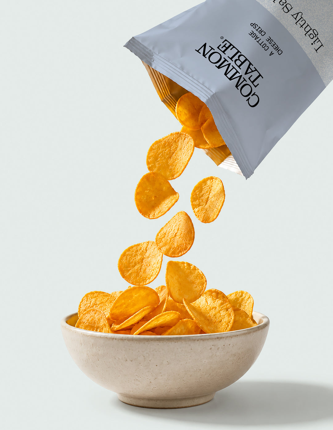 Lightly Salted Cottage Cheese Crisp
