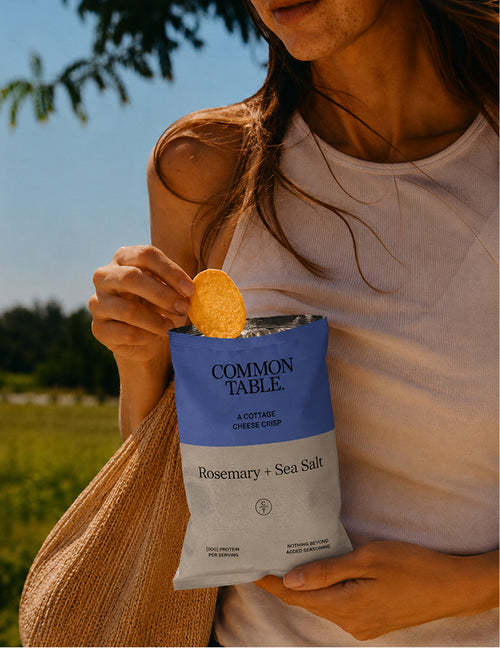 Rosemary & Sea Salt Cottage Cheese Crisp