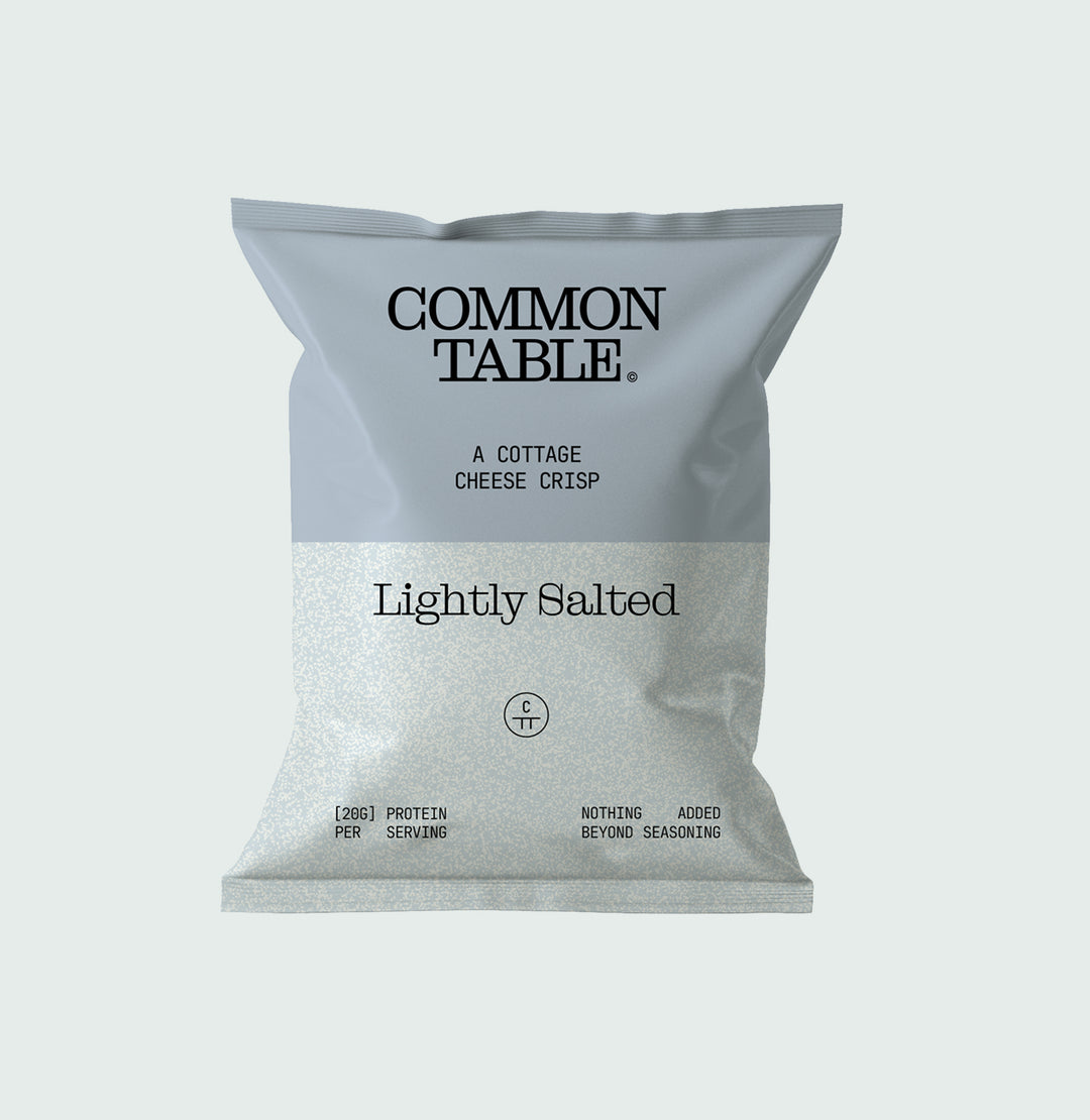 Lightly Salted Cottage Cheese Crisp