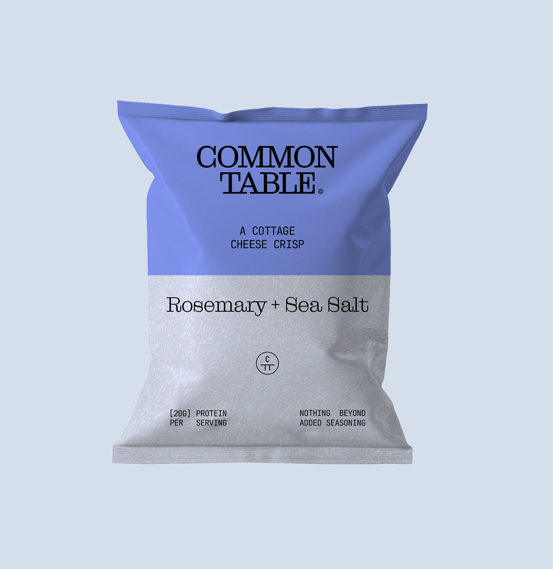 Rosemary & Sea Salt Cottage Cheese Crisp
